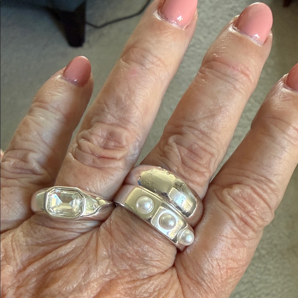 FINAL! Park Lane Journey Rings Silver Ring Set size 9 - Picture 3 of 5